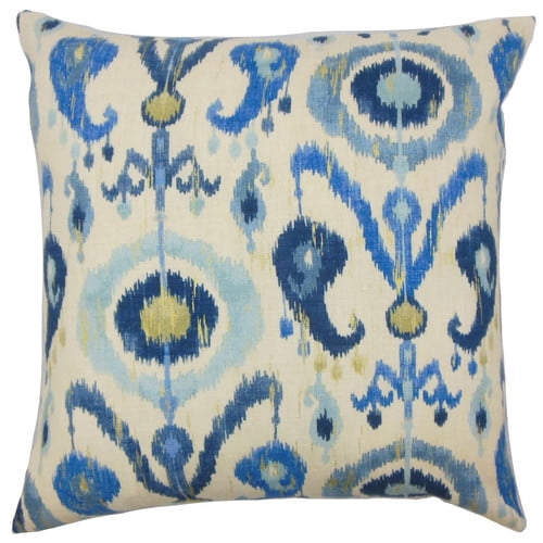 The Pillow Collection Abital Ikat Throw Pillow Cover The Pillow Collection Abital Ikat Throw Pillow Cover